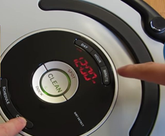fixing roomba randomly starting at night