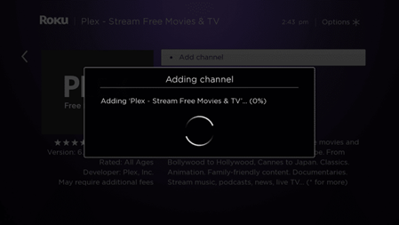 How to unlock Roku TV through Plex - step 5