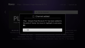How to unlock Roku TV through Plex - step 6